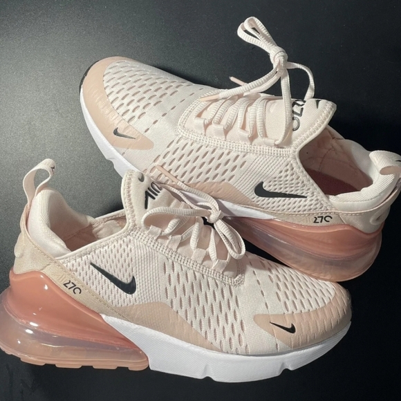 Nike | Shoes | Nike Air Max 27 Light Soft Pinkblackwhite Womens Ah6789604 |  Poshmark